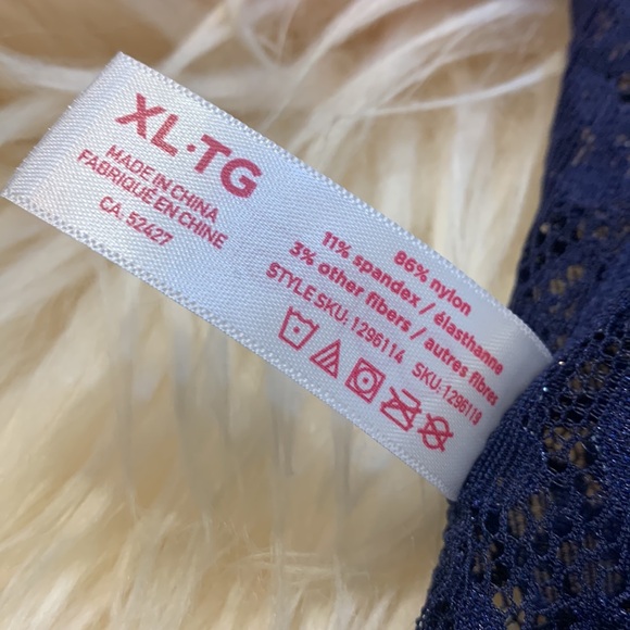 Lace sparkly panties full coverage high waist - Picture 6 of 12